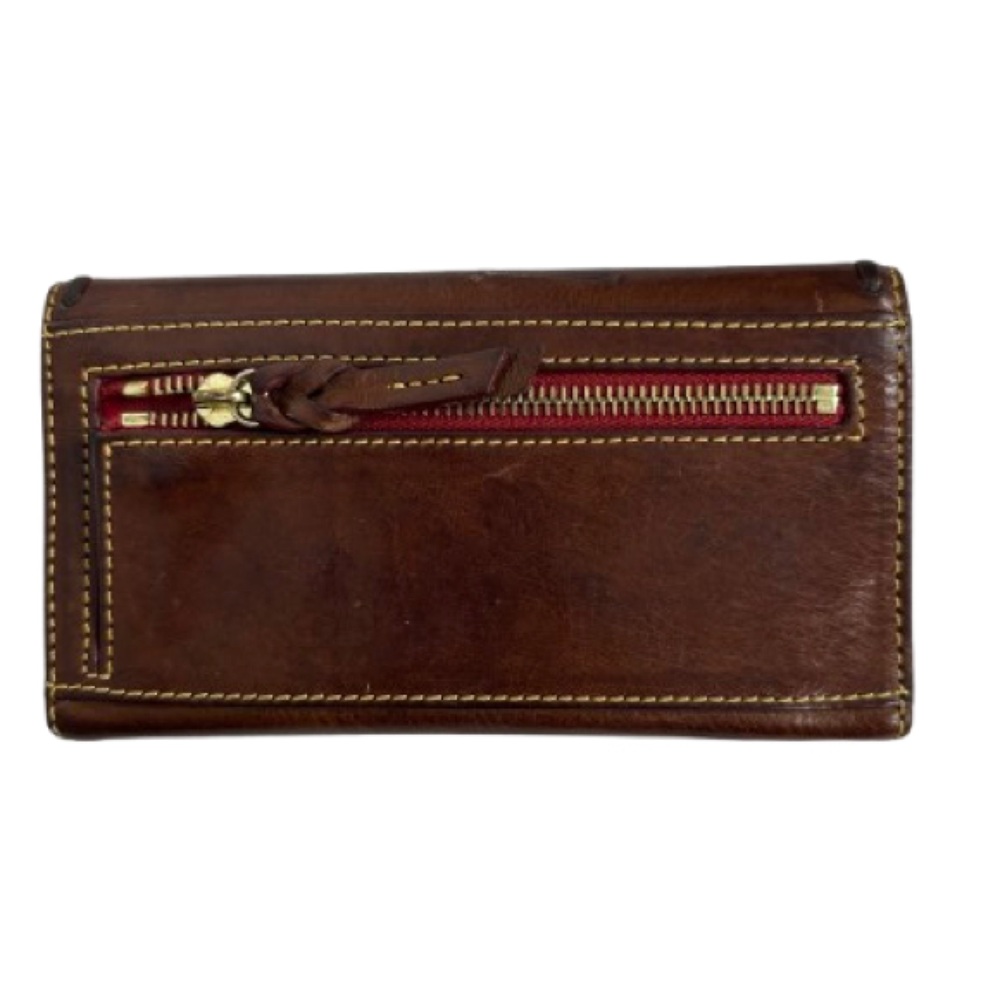 Dooney & Bourke Brown Leather Bifold Wallet - Picture 2 of 4